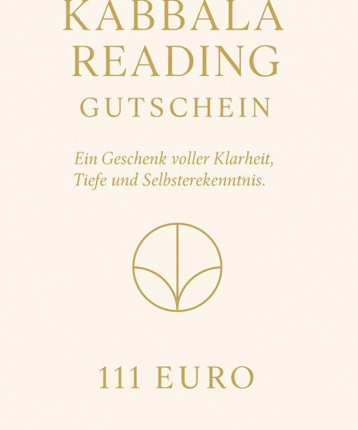 Geschenk-Gutschein Kabbala Reading